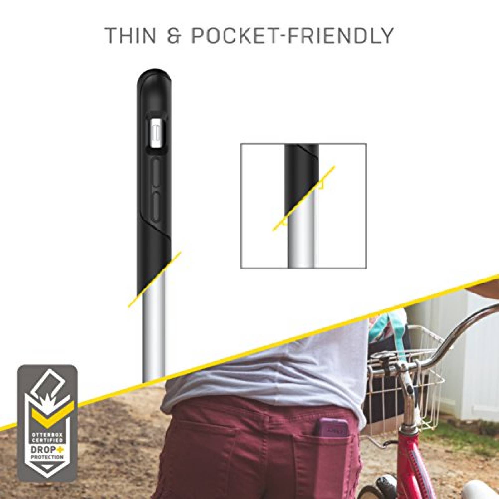 Funda Otterbox Commuter Series  Carcasa para iPhone 6/6S eta claro)