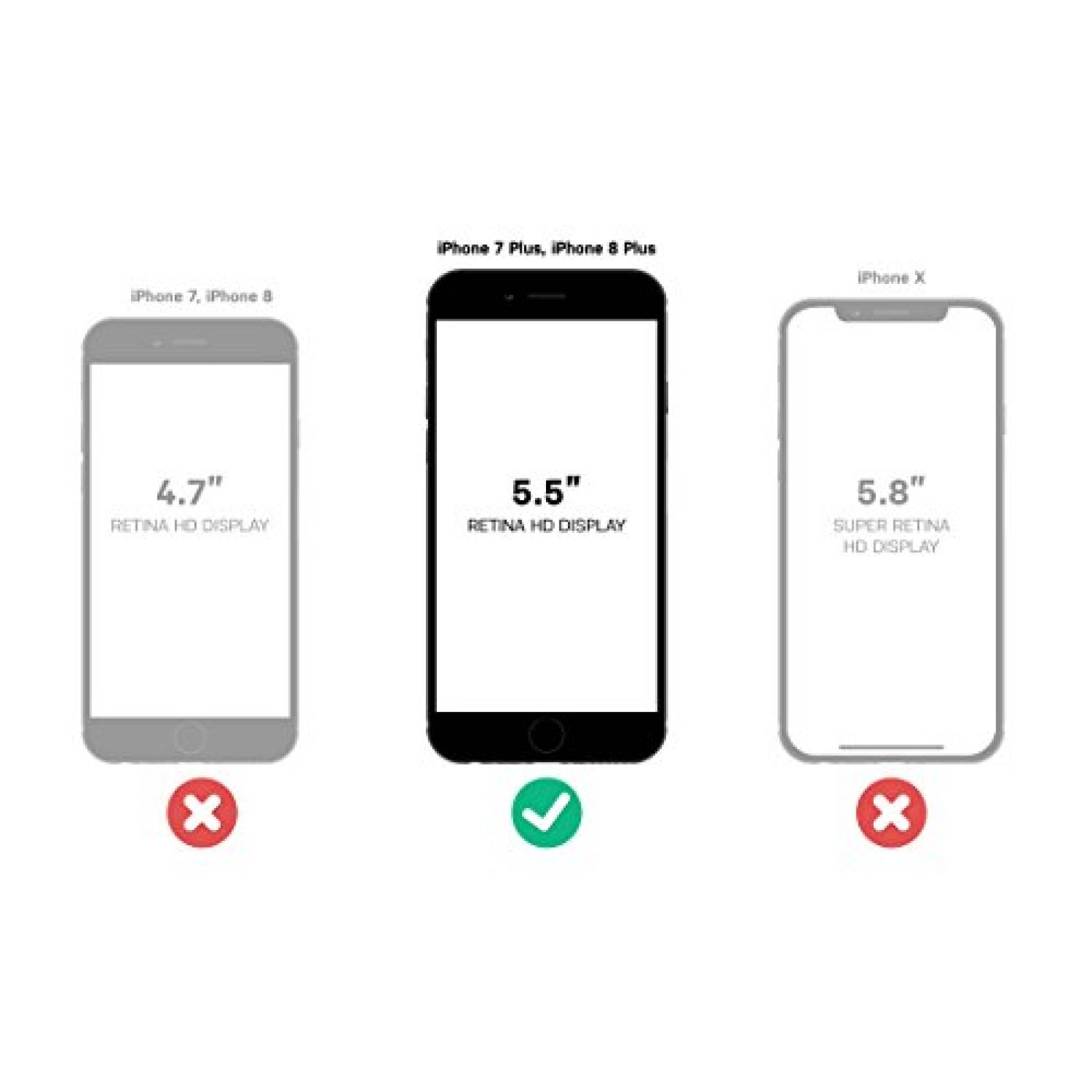 Funda Otterbox Symmetry Series para iPhone 8 Plus & iPho Vino/Gris)