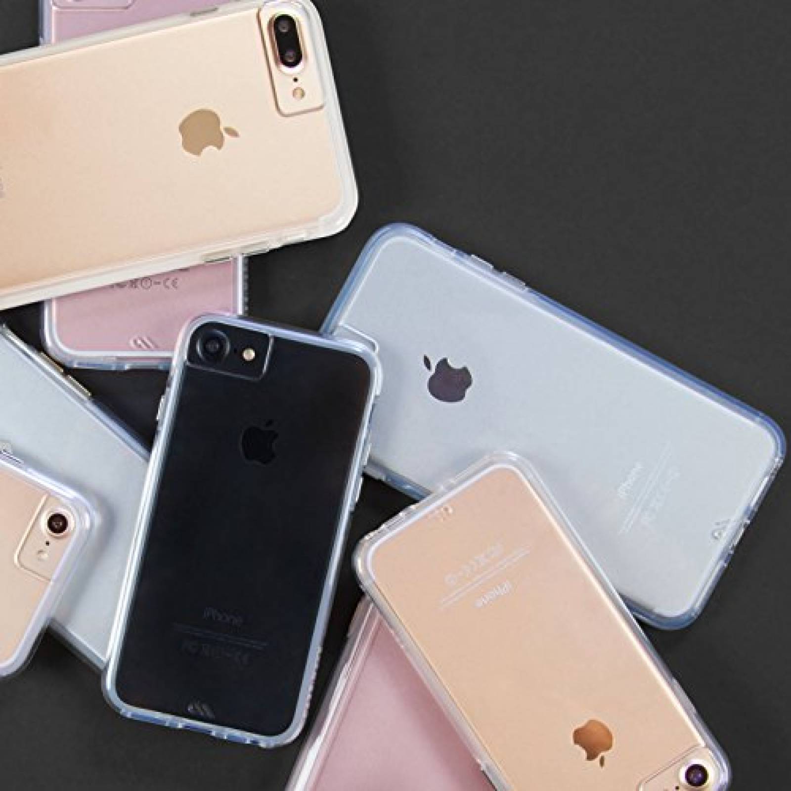 Funda Case-Mate iPhone 8 Plus Case - Naked Tough - Clear lus- Clear