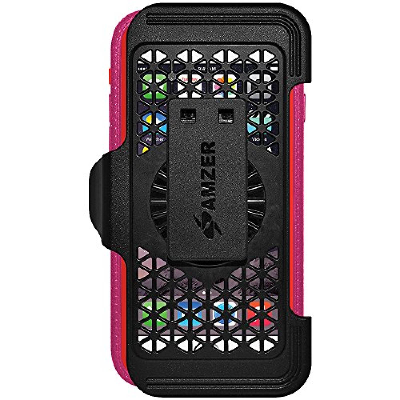 Funda Amzer Crusta Funda de vidrio templado incrustado r  6/6S Plus