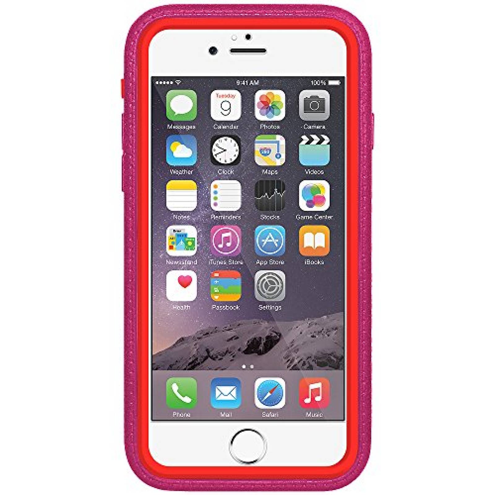 Funda Amzer Crusta Funda de vidrio templado incrustado r  6/6S Plus