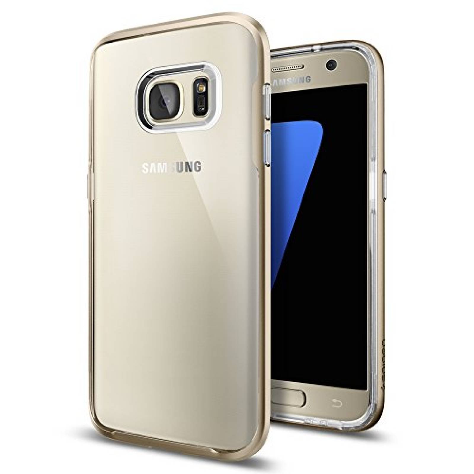 Funda Spigen Funda para Galaxy S7, Neo Hybrid Crystal, c do Champán