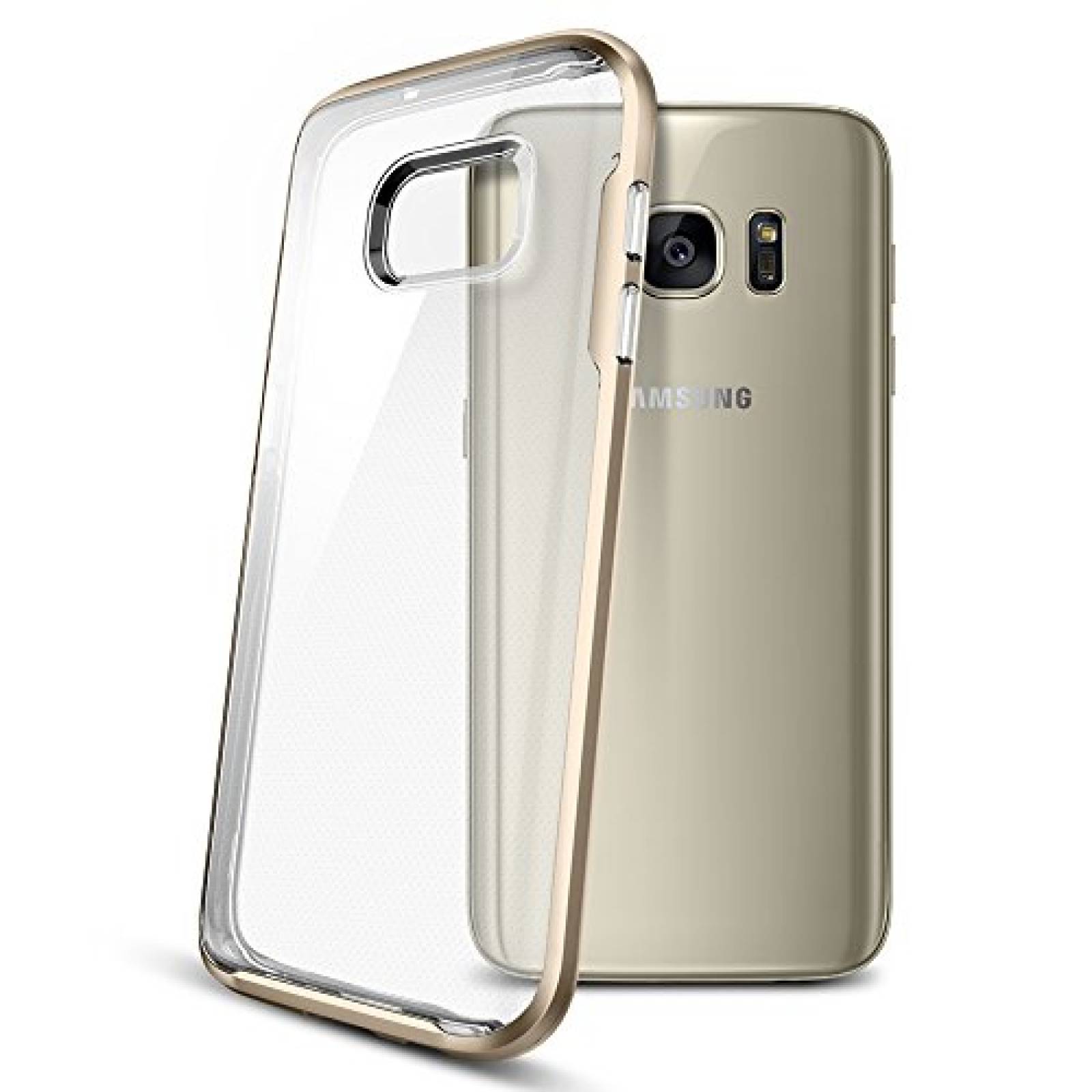 Funda Spigen Funda para Galaxy S7, Neo Hybrid Crystal, c do Champán