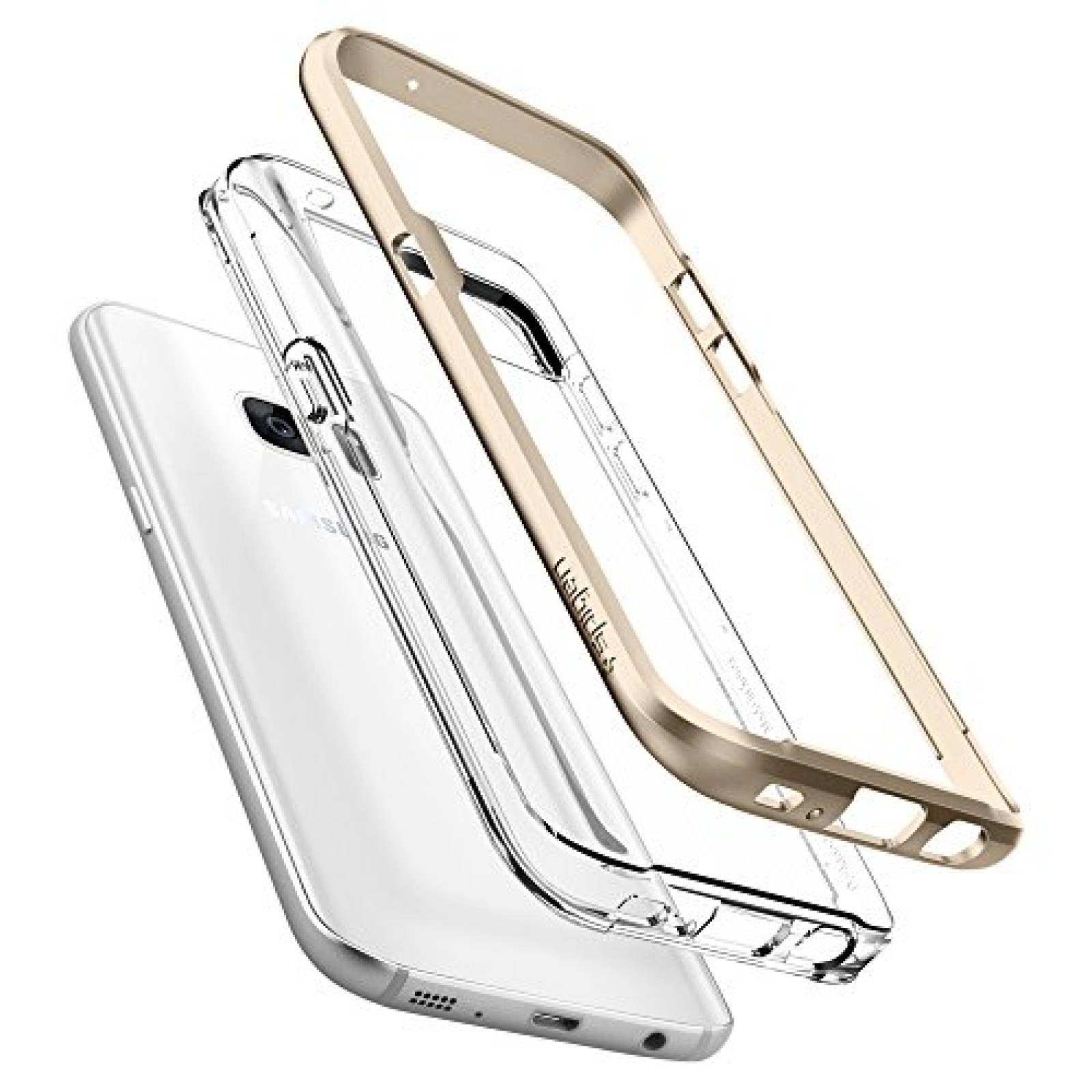 Funda Spigen Funda para Galaxy S7, Neo Hybrid Crystal, c do Champán