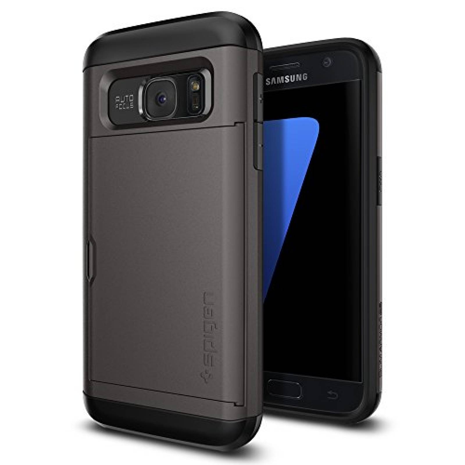 Funda Spigen Funda para Galaxy S7, Slim Armor CS, con La s Metálico