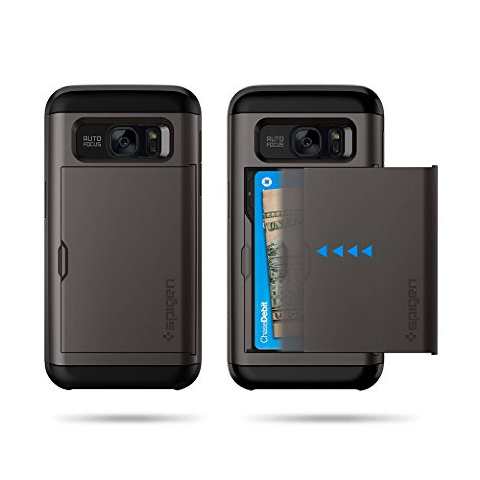 Funda Spigen Funda para Galaxy S7, Slim Armor CS, con La s Metálico