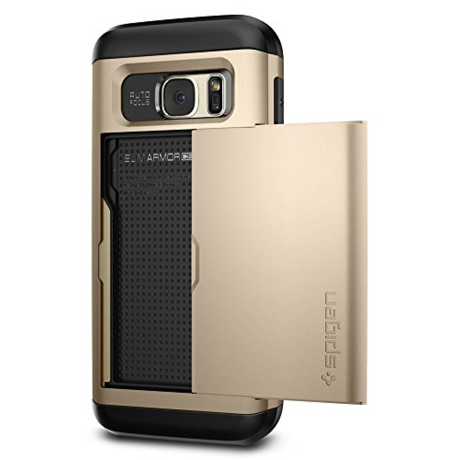 Funda Spigen Funda para Galaxy S7, Slim Armor CS, con La do Champán