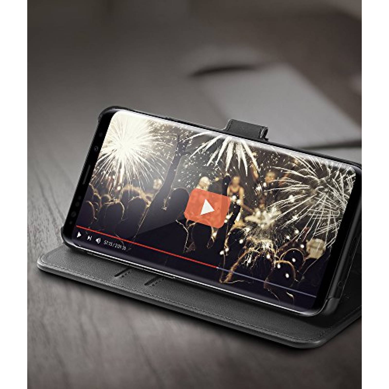 Funda Funda Galaxy S9 Plus, Spigen Wallet S - Foldable C 8) - Black