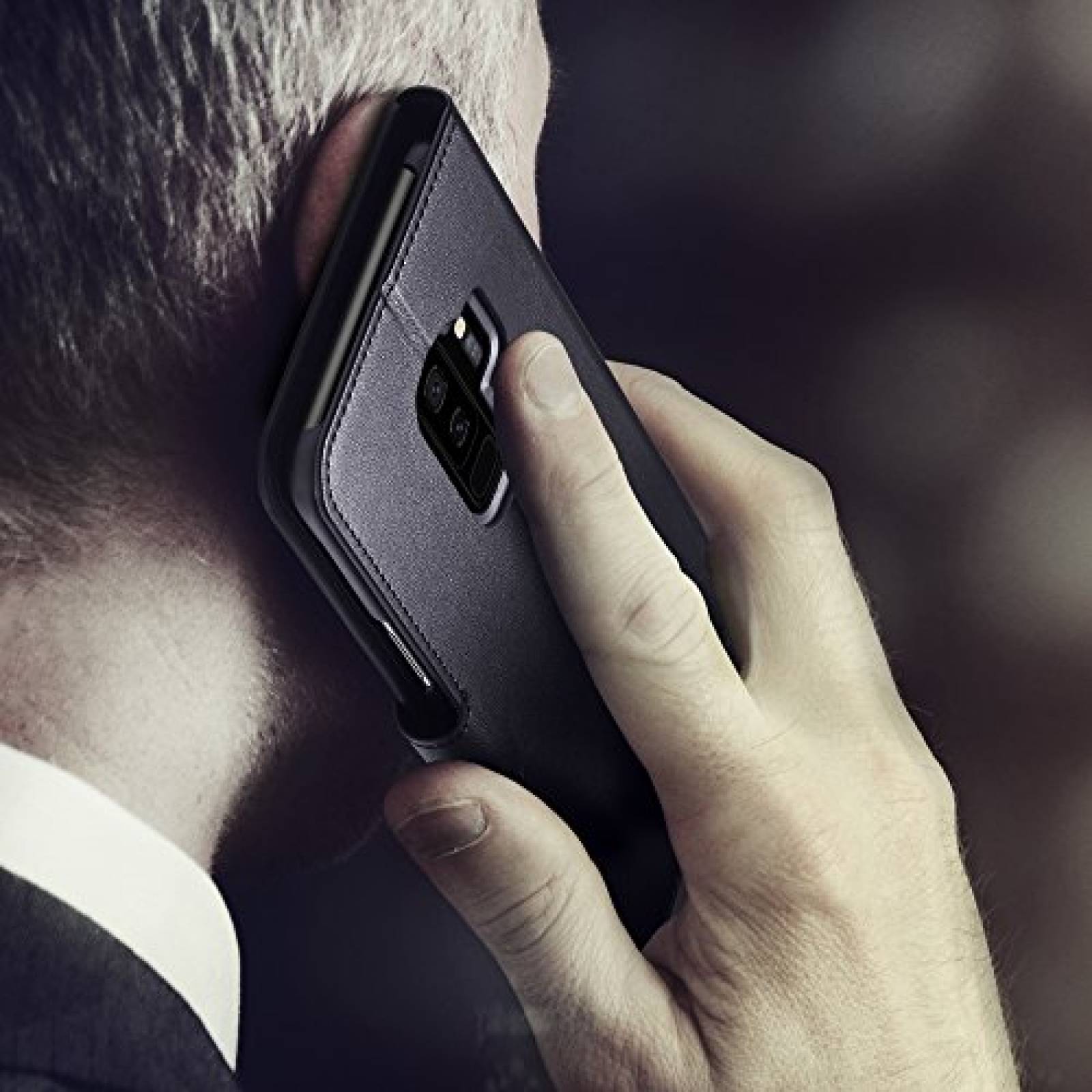 Funda Funda Galaxy S9 Plus, Spigen Wallet S - Foldable C 8) - Black