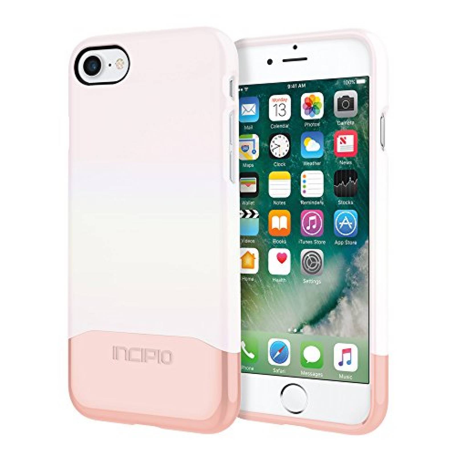 Funda Incipio iPhone 7 Case, Edge Chrome [Shock Absorbin /Rose Gold