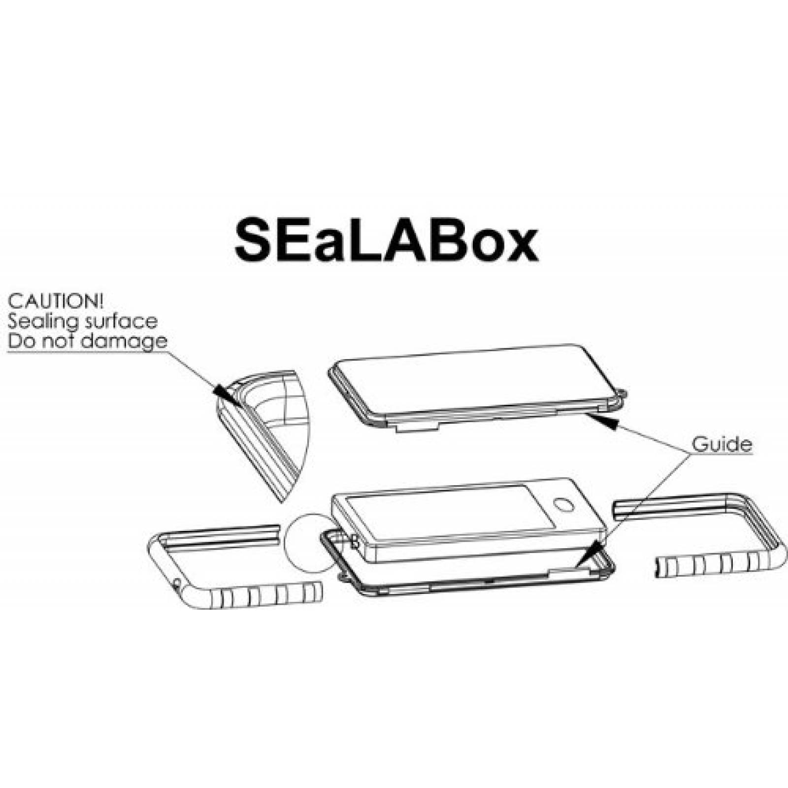 Funda Krusell 95336 SEALABox XL - Funda Impermeable Univ ones, Rojo