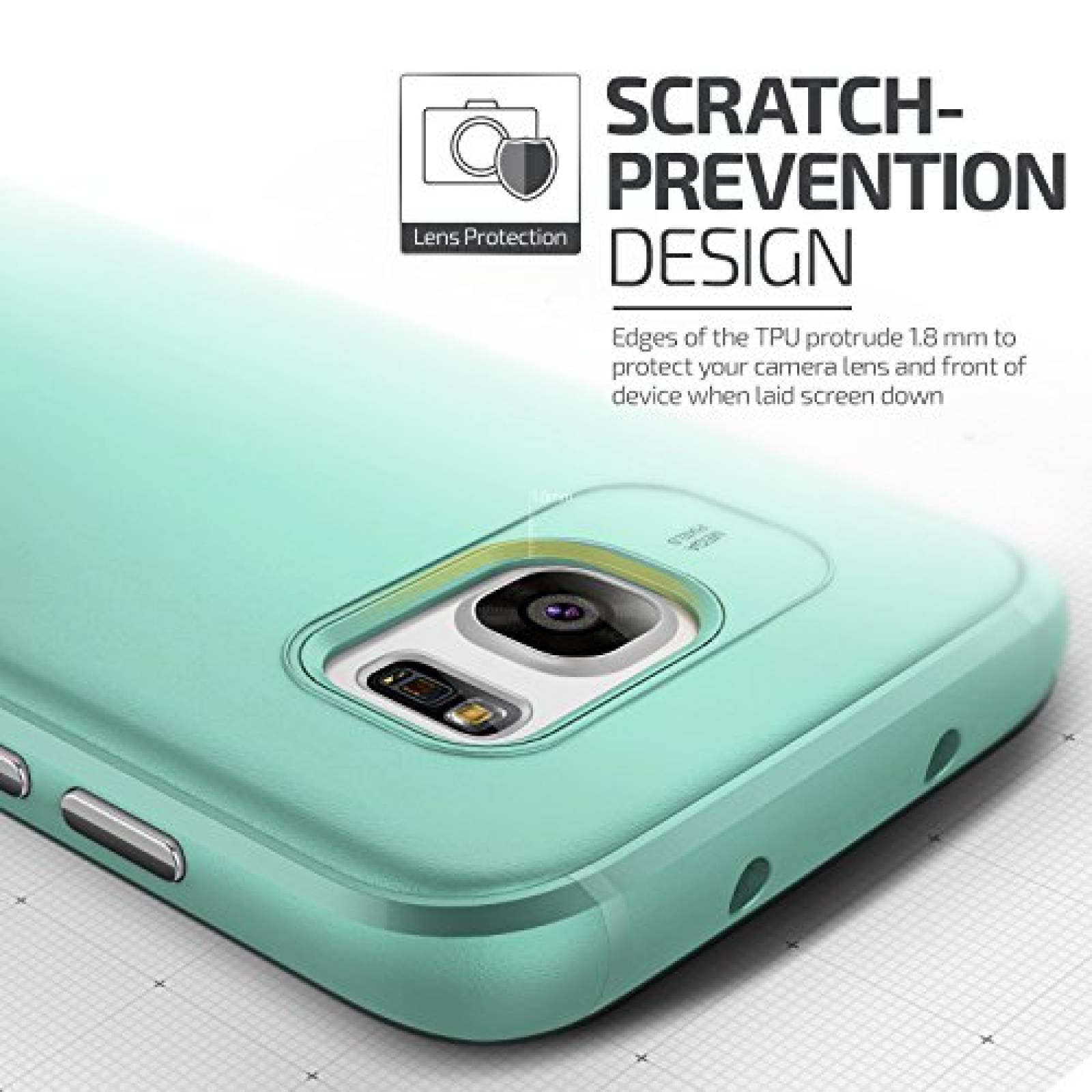 Funda Verus Galaxy S7 Edge Case, VRS Design [Single Fit] ng S7 Edge