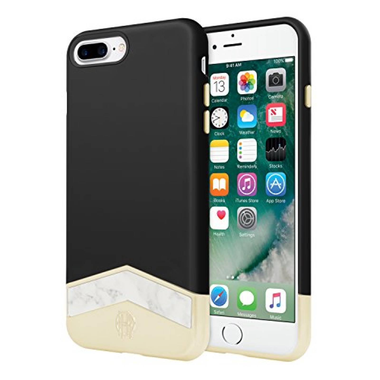 Funda House of Harlow 1960 iPhone 7 Plus Case, Slider Ca ite Marble