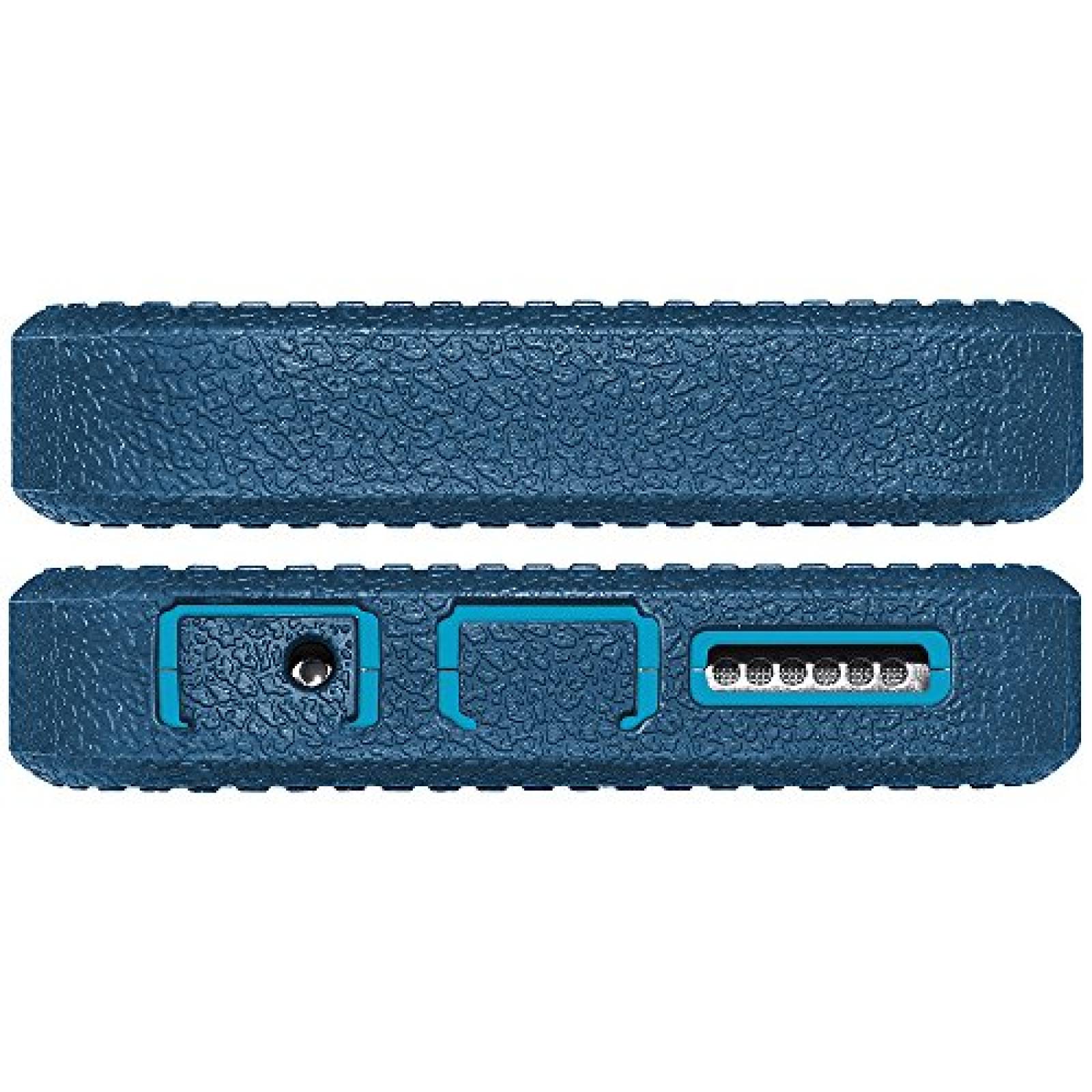 Funda Amzer CRUSTA Rugged Embedded Tempered Glass Case w 6S) - Blue