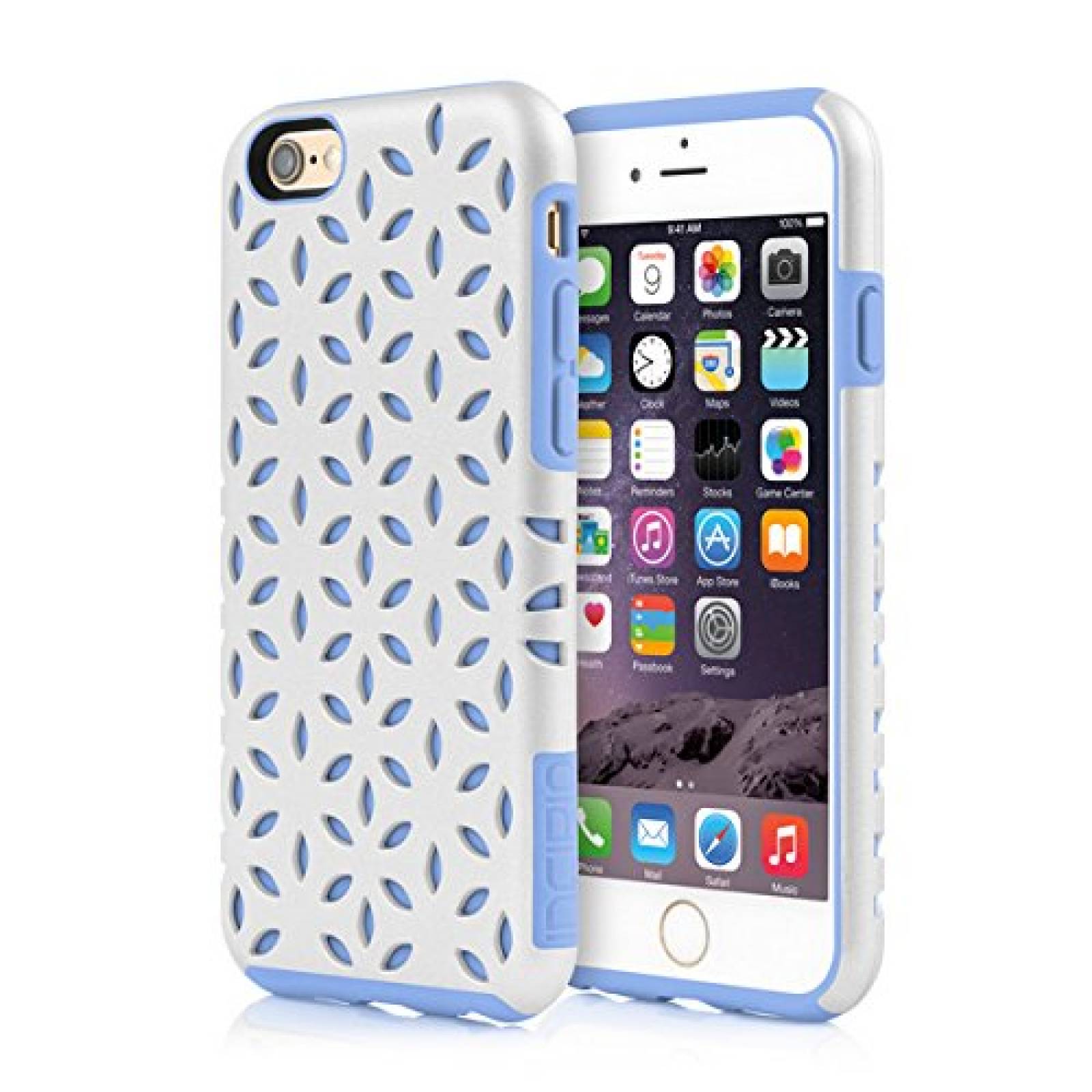 Funda Incipio iPhone 6S Case, DualPro Detail Lattice Des Periwinkle