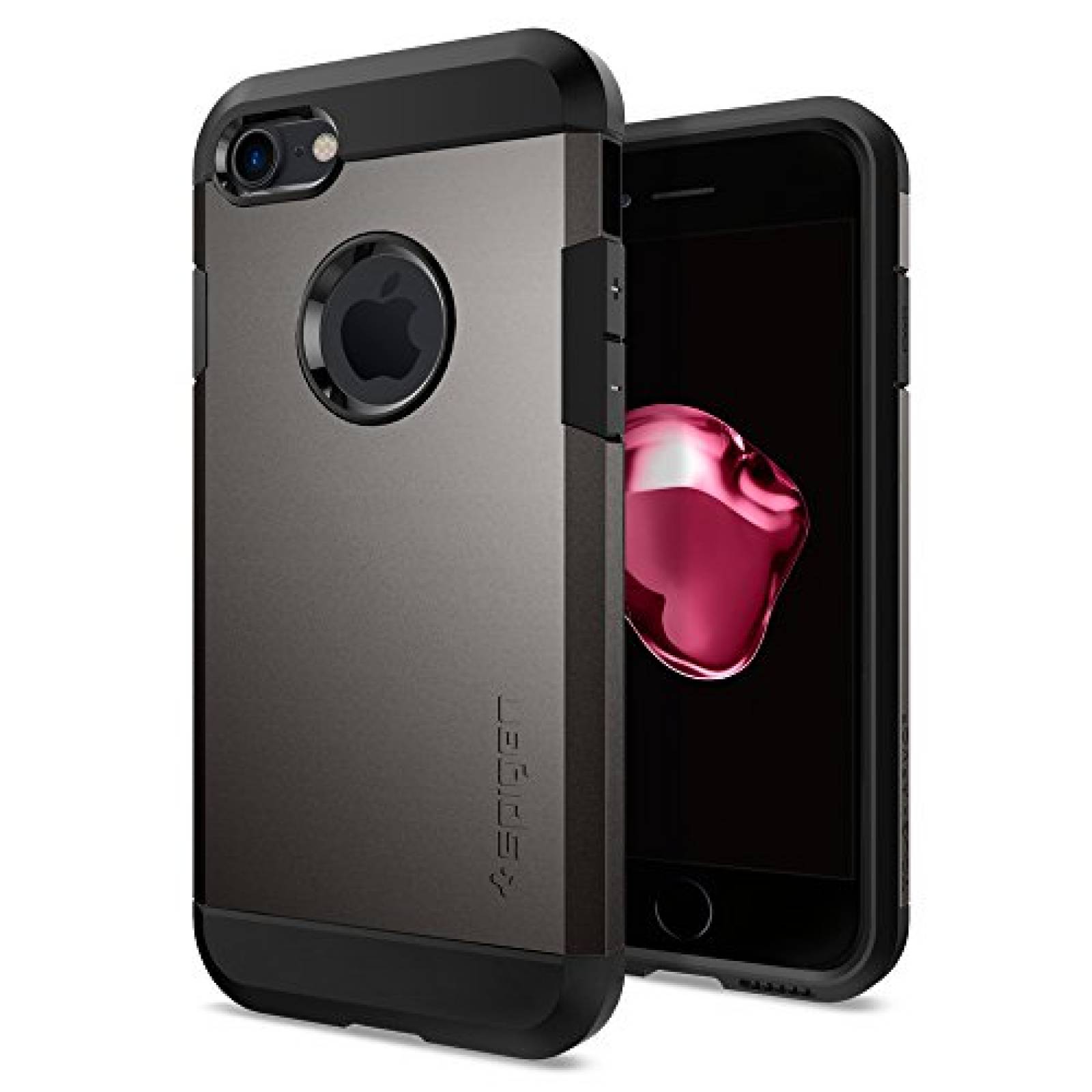 Funda Spigen Tough Armor iPhone 7 Funda Estuche con Prot - Gunmetal
