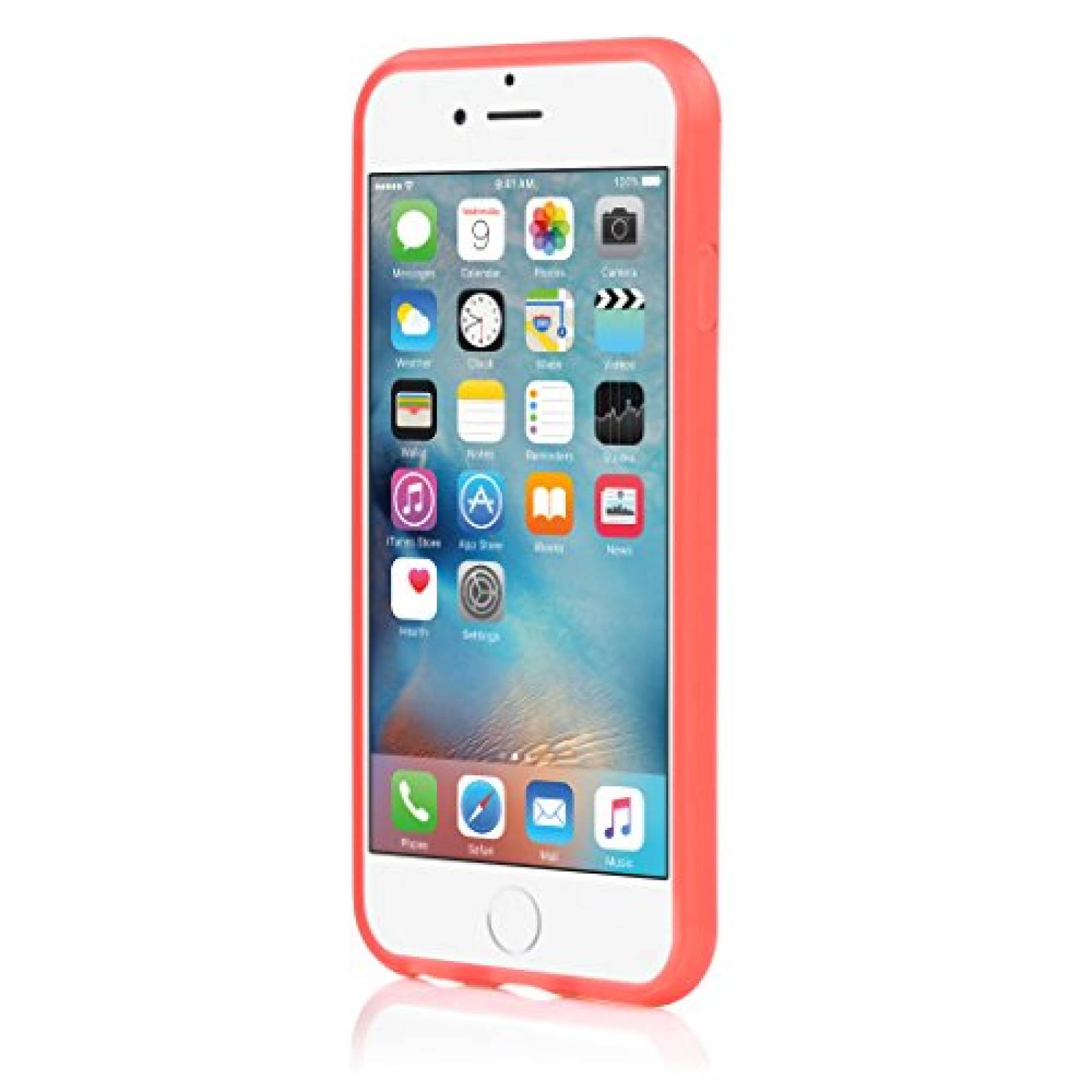 Funda Incipio iPhone 6S Case, NGP Case [Flexible][Shock  t Neon Red