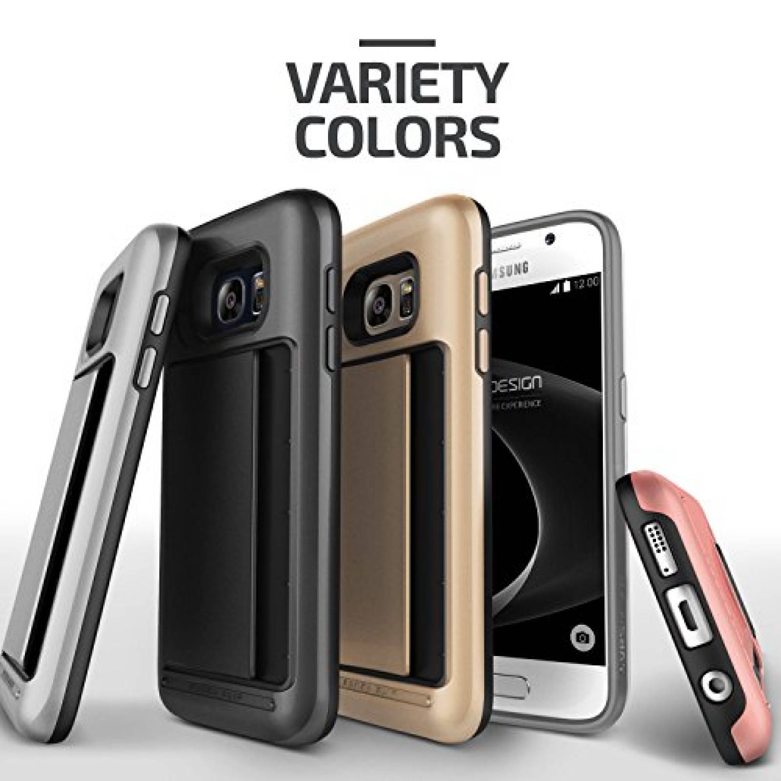 Funda Verus Galaxy S7 Case, VRS Design [Damda Clip][Stee Samsung S7
