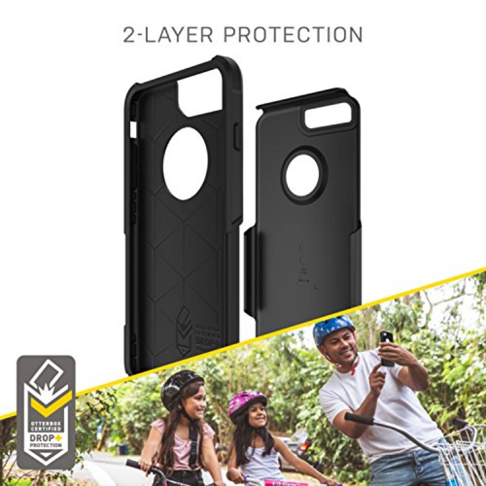 Funda Otterbox Commuter Series para iPhone 8 Plus & iPho ro Oscuro)