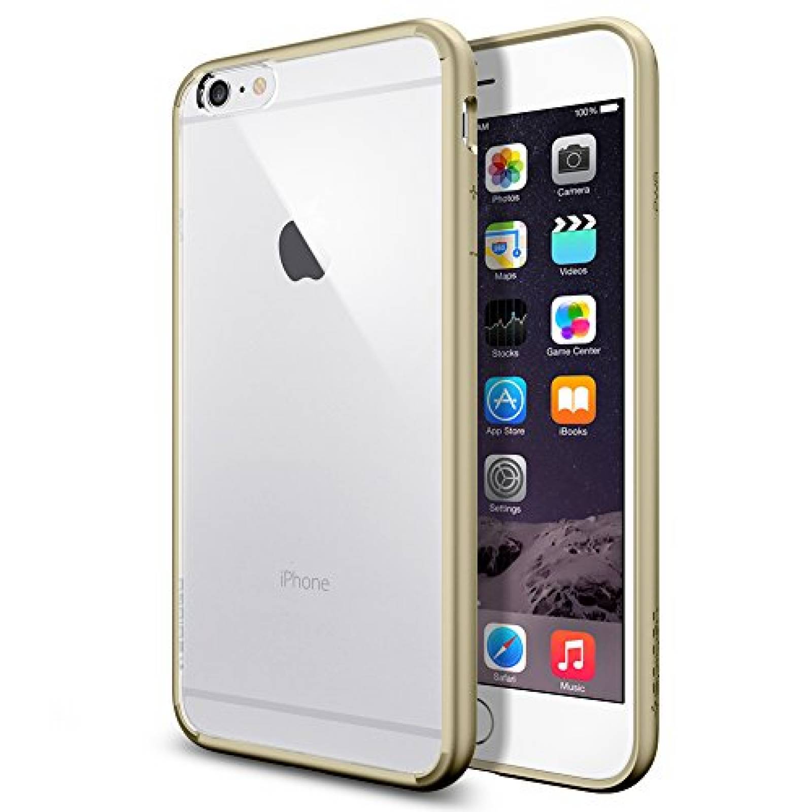 Funda Spigen Ultra Hybrid iPhone 6 Plus Case with Air Cu pagne Gold
