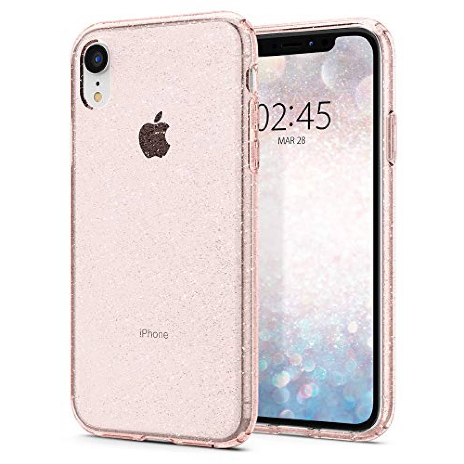 Funda Funda iPhone XR Funda Spigen Liquid Crystal - prot ose Quartz