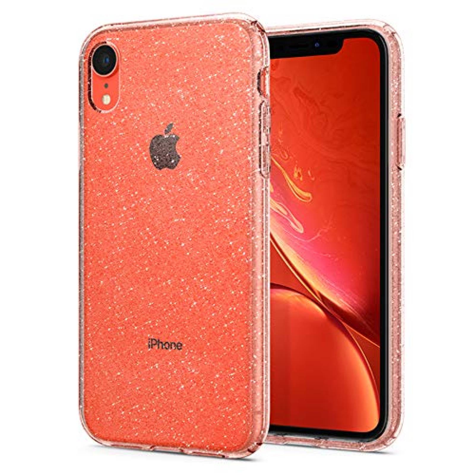 Funda Funda iPhone XR Funda Spigen Liquid Crystal - prot ose Quartz