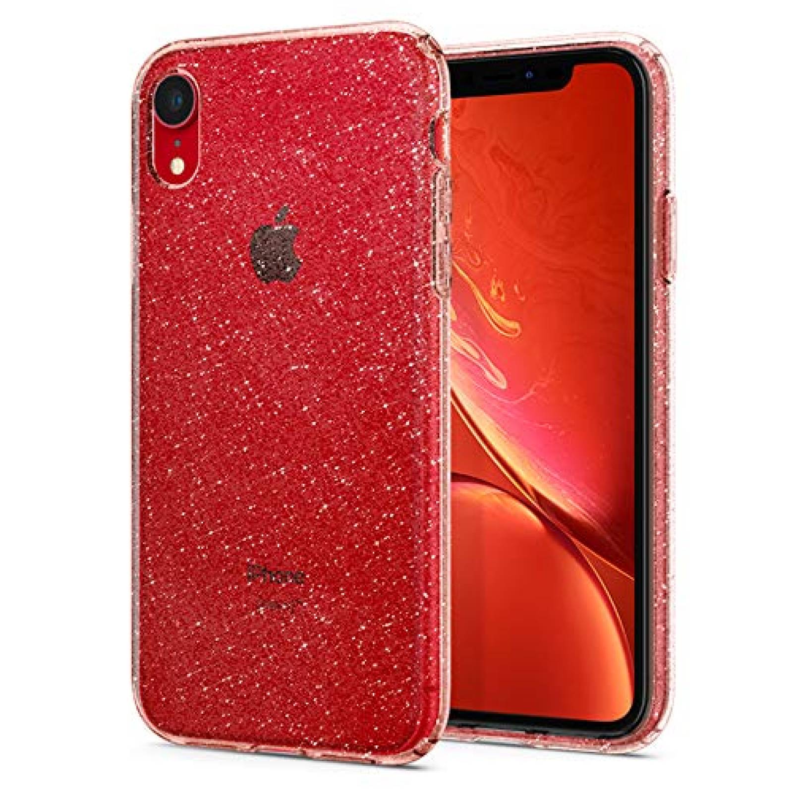 Funda Funda iPhone XR Funda Spigen Liquid Crystal - prot ose Quartz