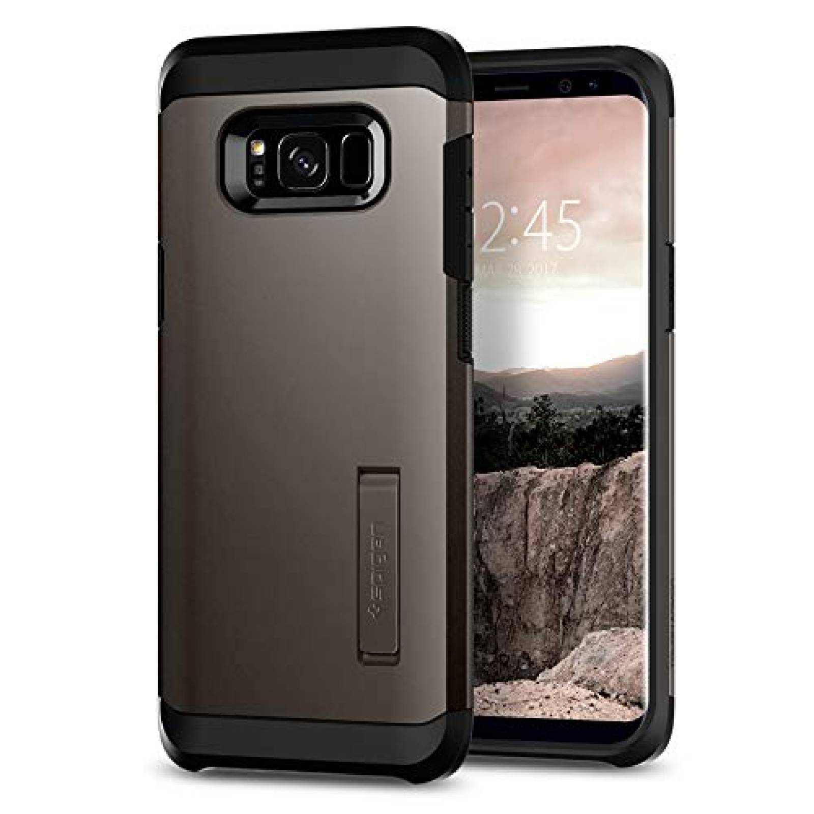 Funda Galaxy S8 Funda, Spigen Tough Armor - Protección e - Gunmetal