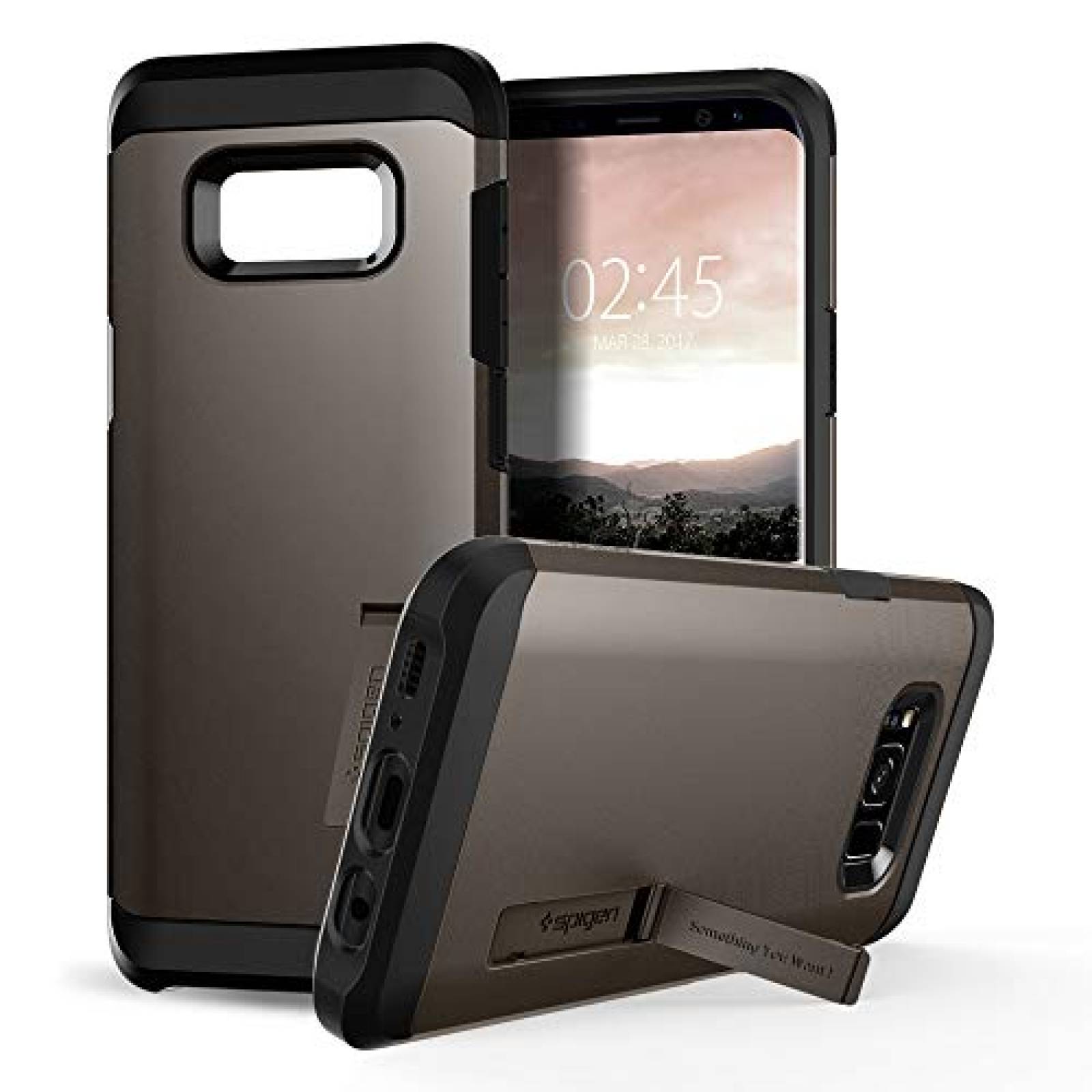 Funda Galaxy S8 Funda, Spigen Tough Armor - Protección e - Gunmetal