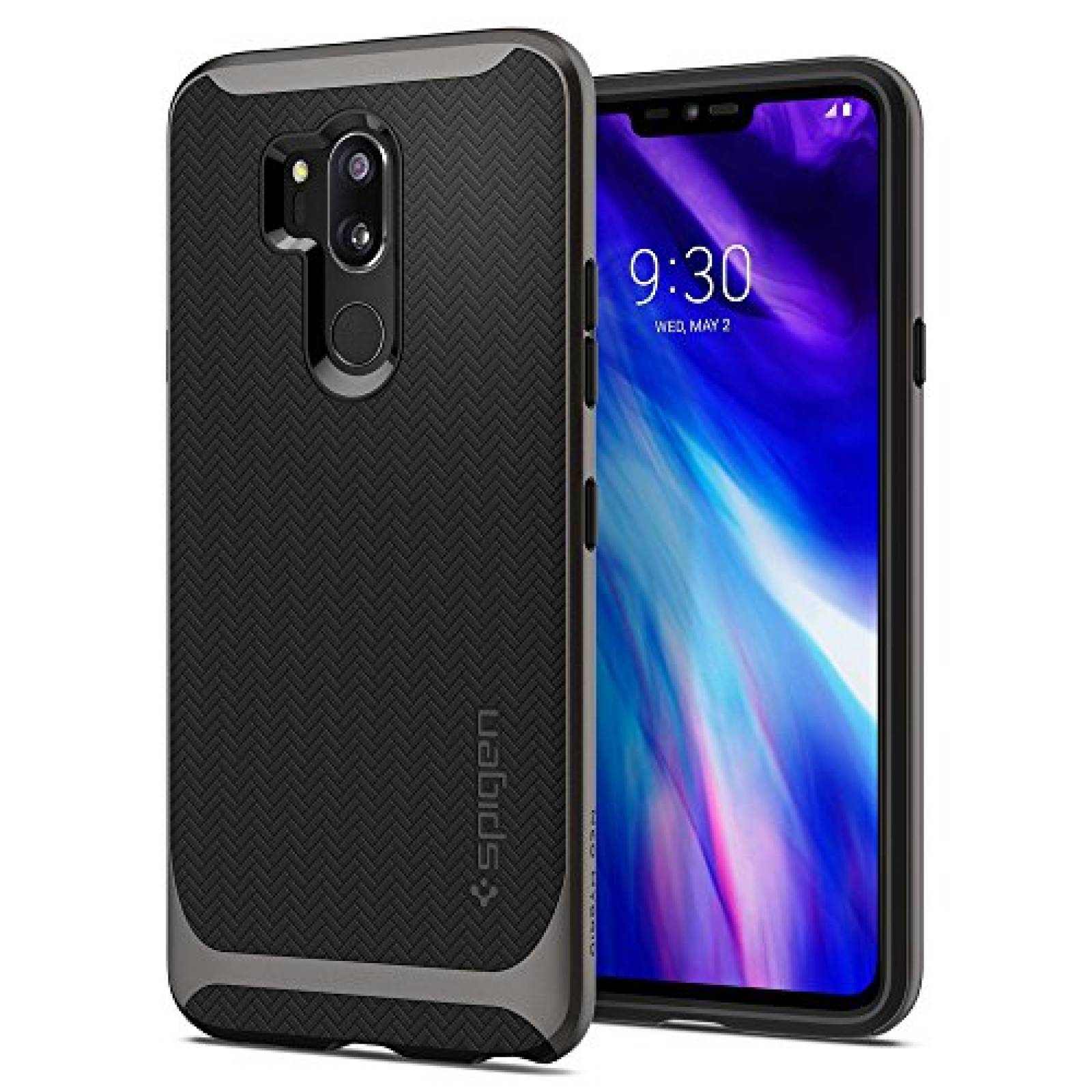 Funda Funda LG G7 Case, Spigen Neo Hybrid - Flexible Inn - Gunmetal