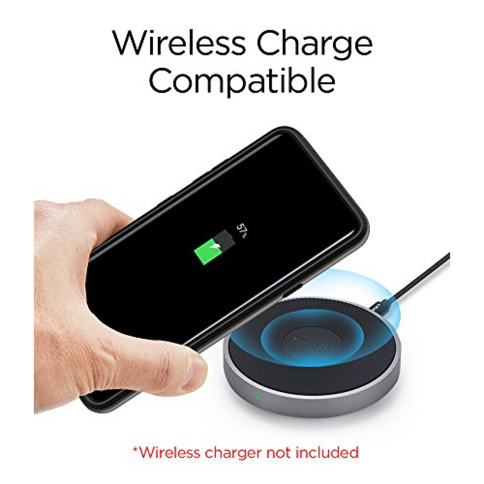 Funda Funda LG G7 Case, Spigen Neo Hybrid - Flexible Inn - Gunmetal