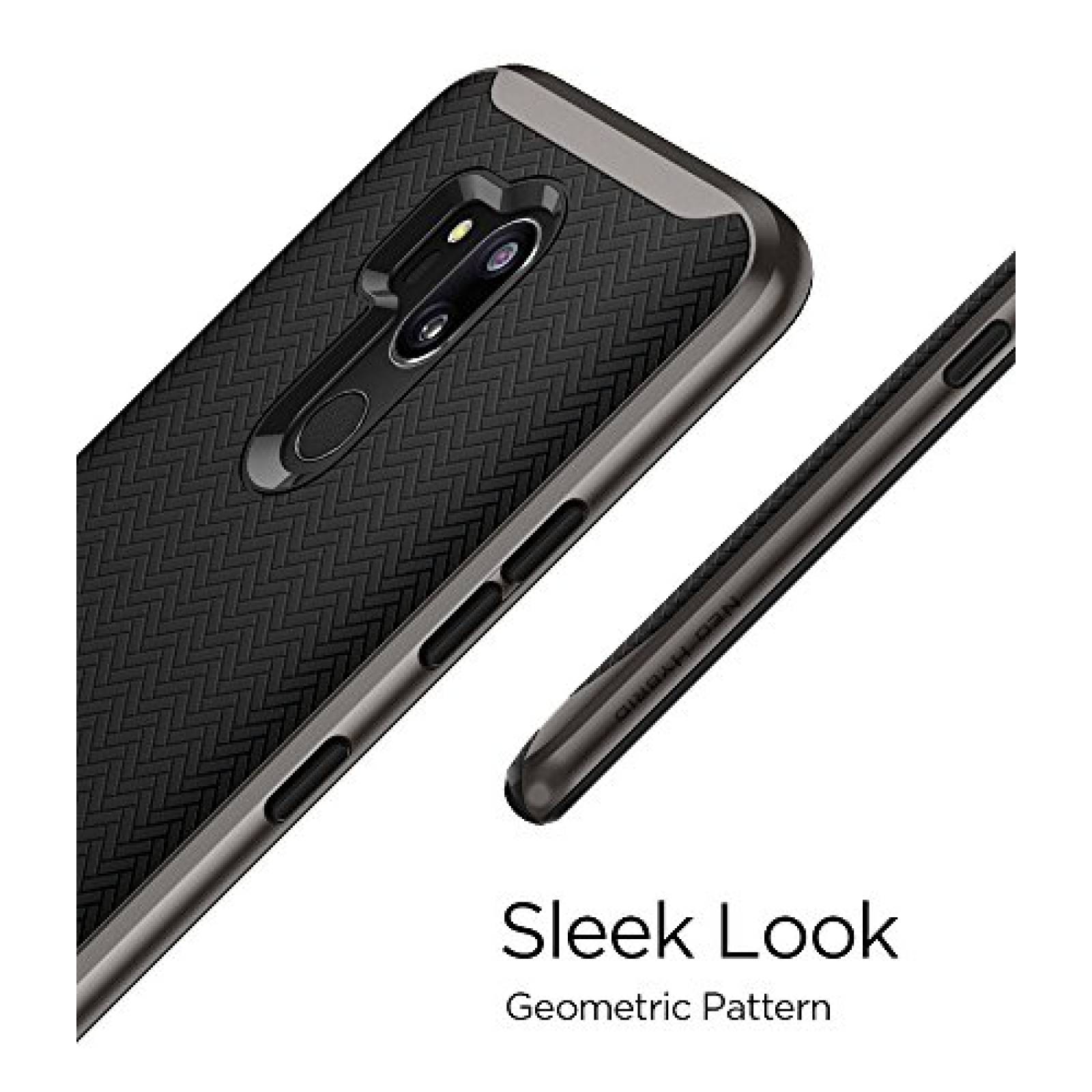 Funda Funda LG G7 Case, Spigen Neo Hybrid - Flexible Inn - Gunmetal