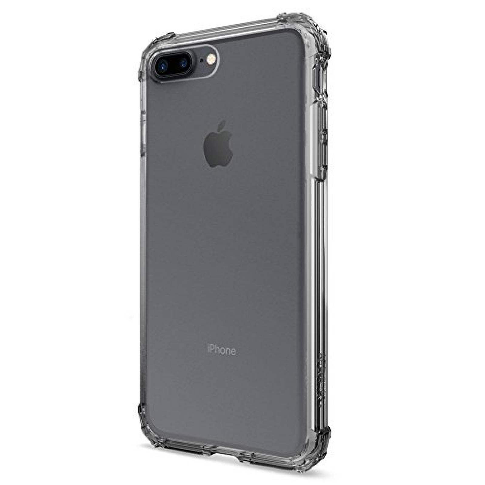 Funda Spigen Funda para iPhone 7 Plus, Crystal Shell, co ino Oscuro