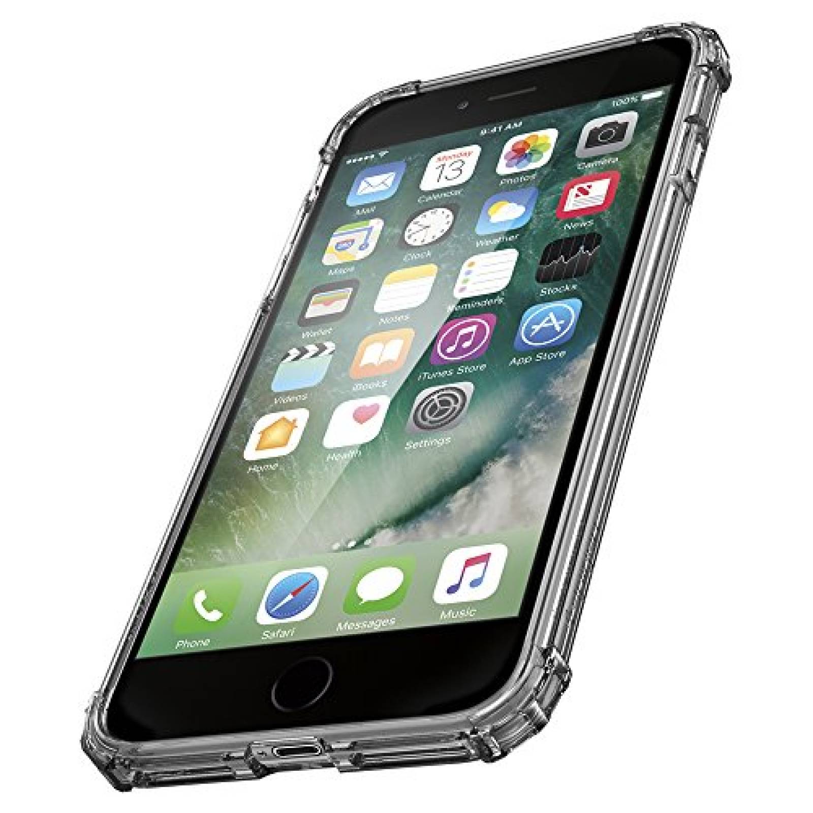 Funda Spigen Funda para iPhone 7 Plus, Crystal Shell, co ino Oscuro