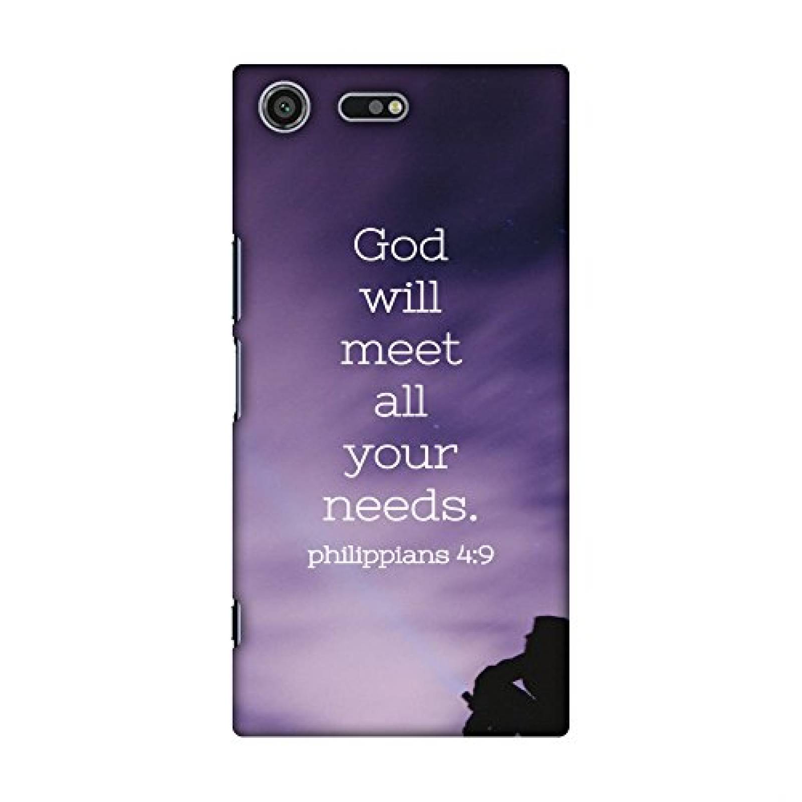Funda Amzer - Carcasa rígida para Sony Xperia Xz Premium s Biblia 1