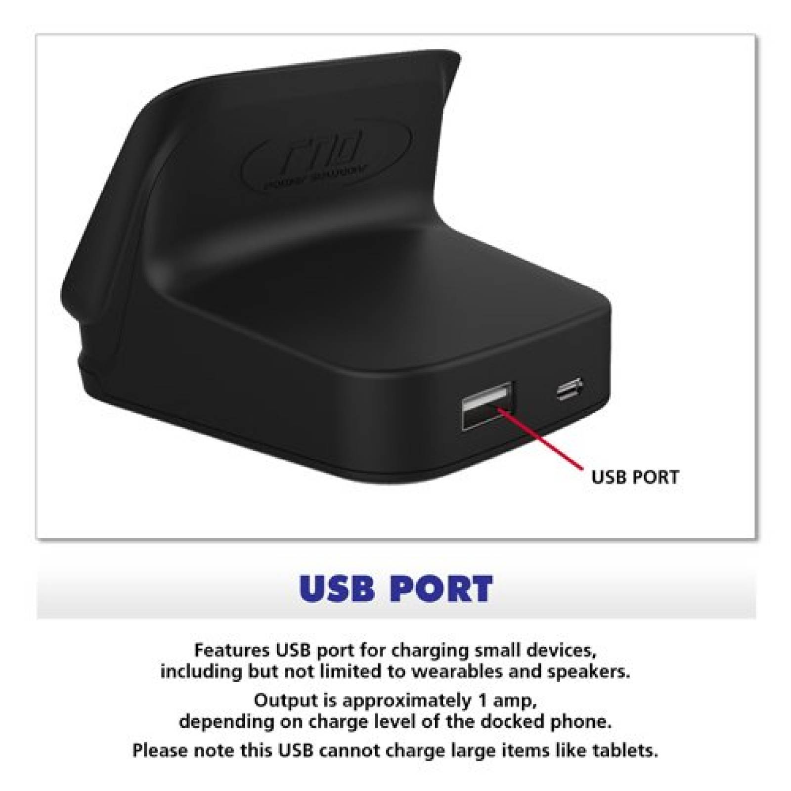 Funda RND Dock for Samsung Galaxy Note 4, Note 5, and Ga e) (Black)