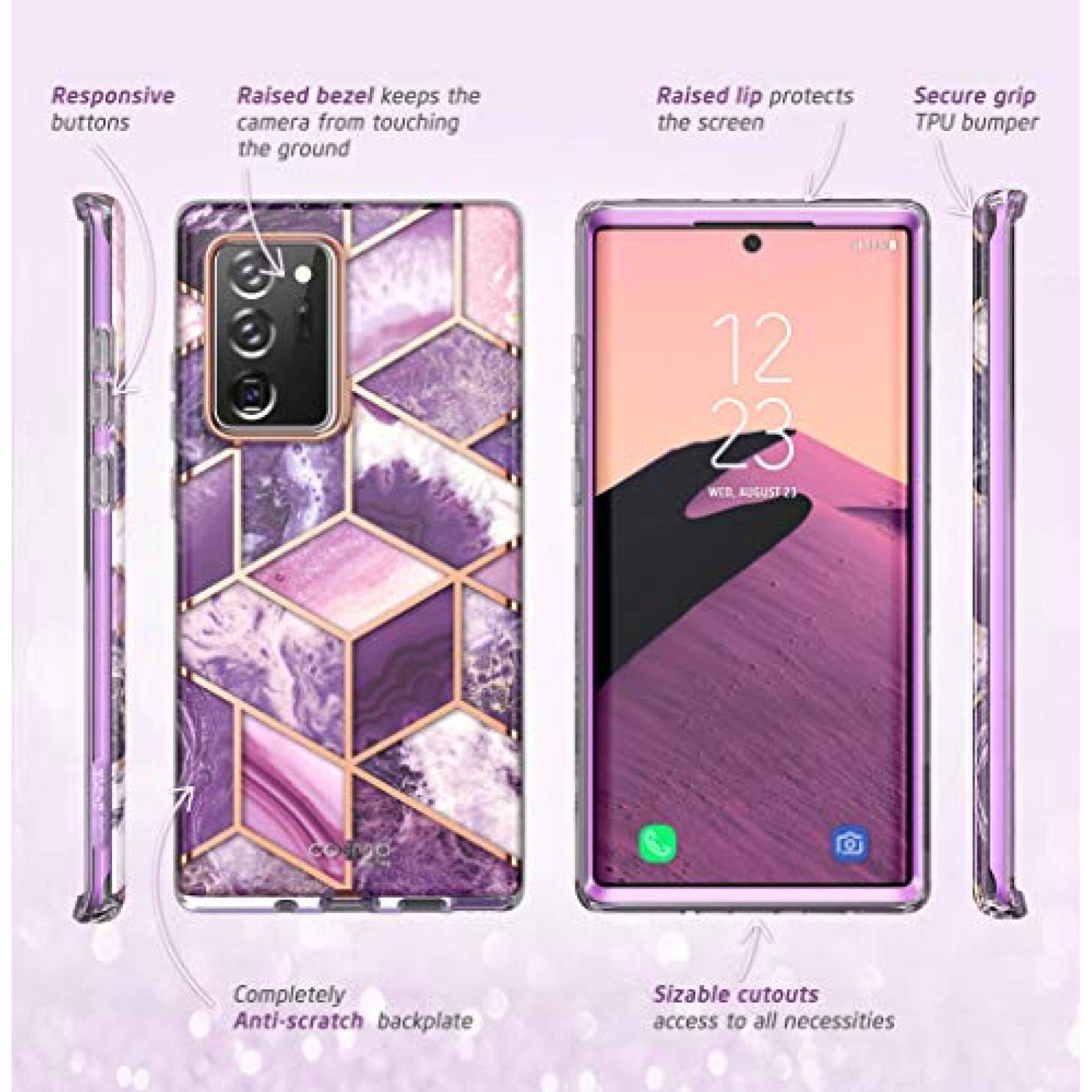 Funda i-Blason Funda para Samsung Galaxy Note 20 Ultra [ rado-Ameth