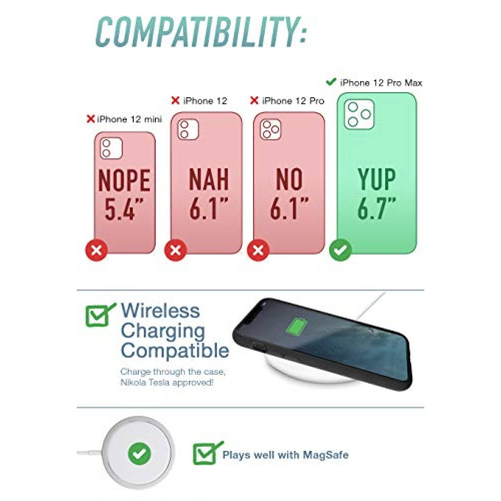 Funda Smartish iPhone 12 Pro MAX Slim Case  Kung Fu Grip n el Verde