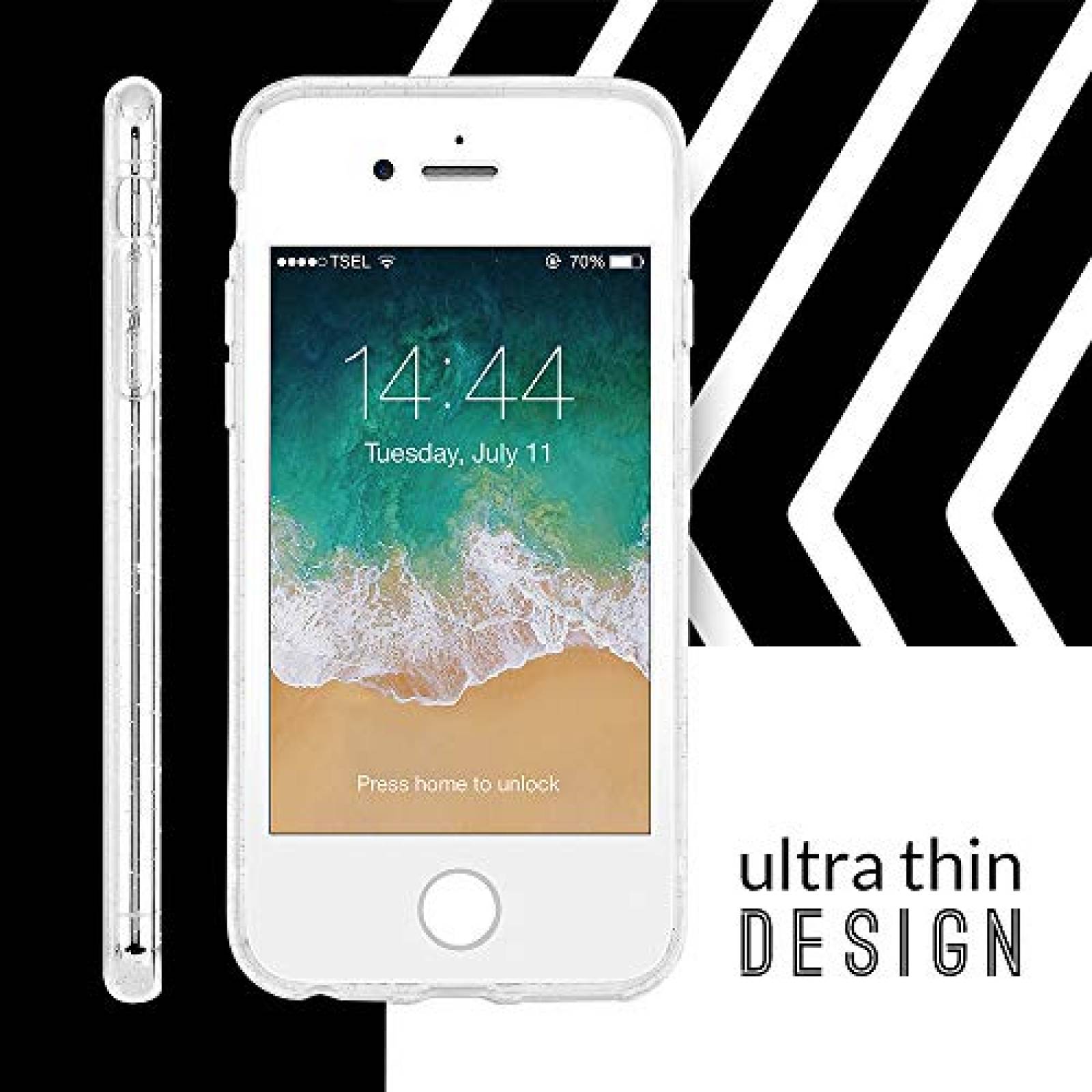 Funda Emerge, iPhone 8, Transparente Fabrica: Case-Mate  ansparente