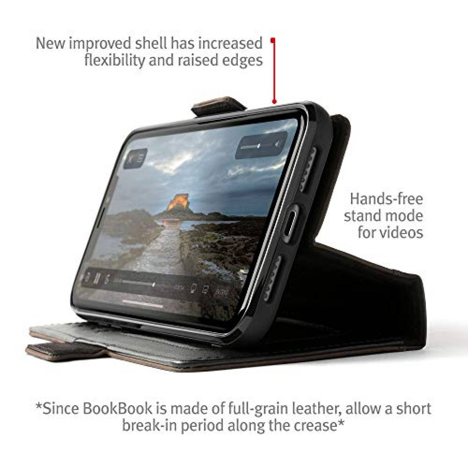 Funda Twelve South BookBook para iPhone 11 Pro | Funda d e (marrón)