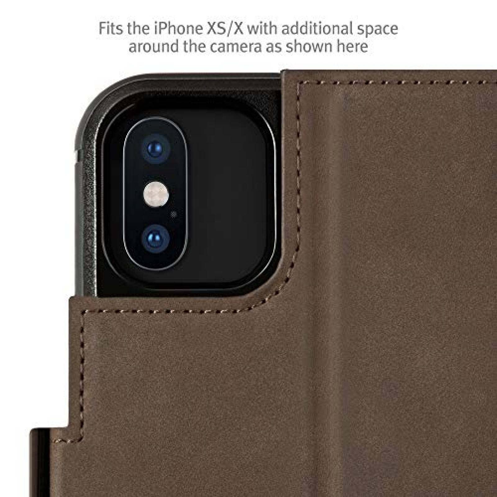 Funda Twelve South BookBook para iPhone 11 Pro | Funda d e (marrón)