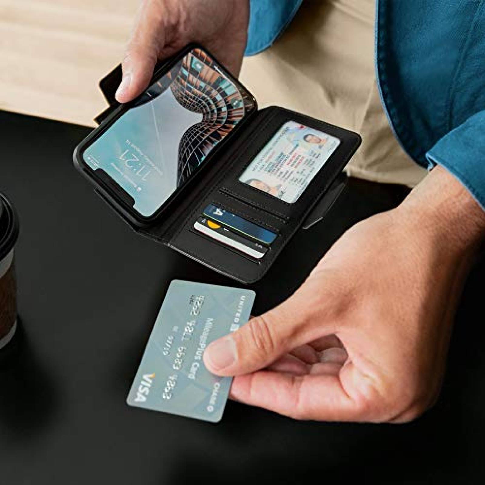 Funda Twelve South BookBook para iPhone 11 Pro | Funda d e (marrón)