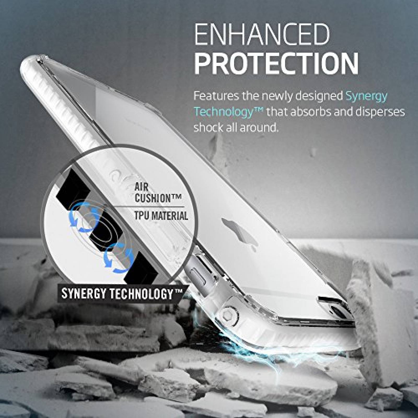 Funda Spigen Funda para iPhone 6s Plus, iPhone 6 Plus, U Cristalino