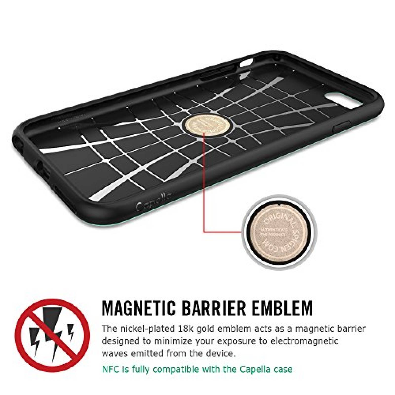 Funda Estuche iPhone 6/6S Plus, SGP11087 Spigen [ANTI-SH (SGP11087)