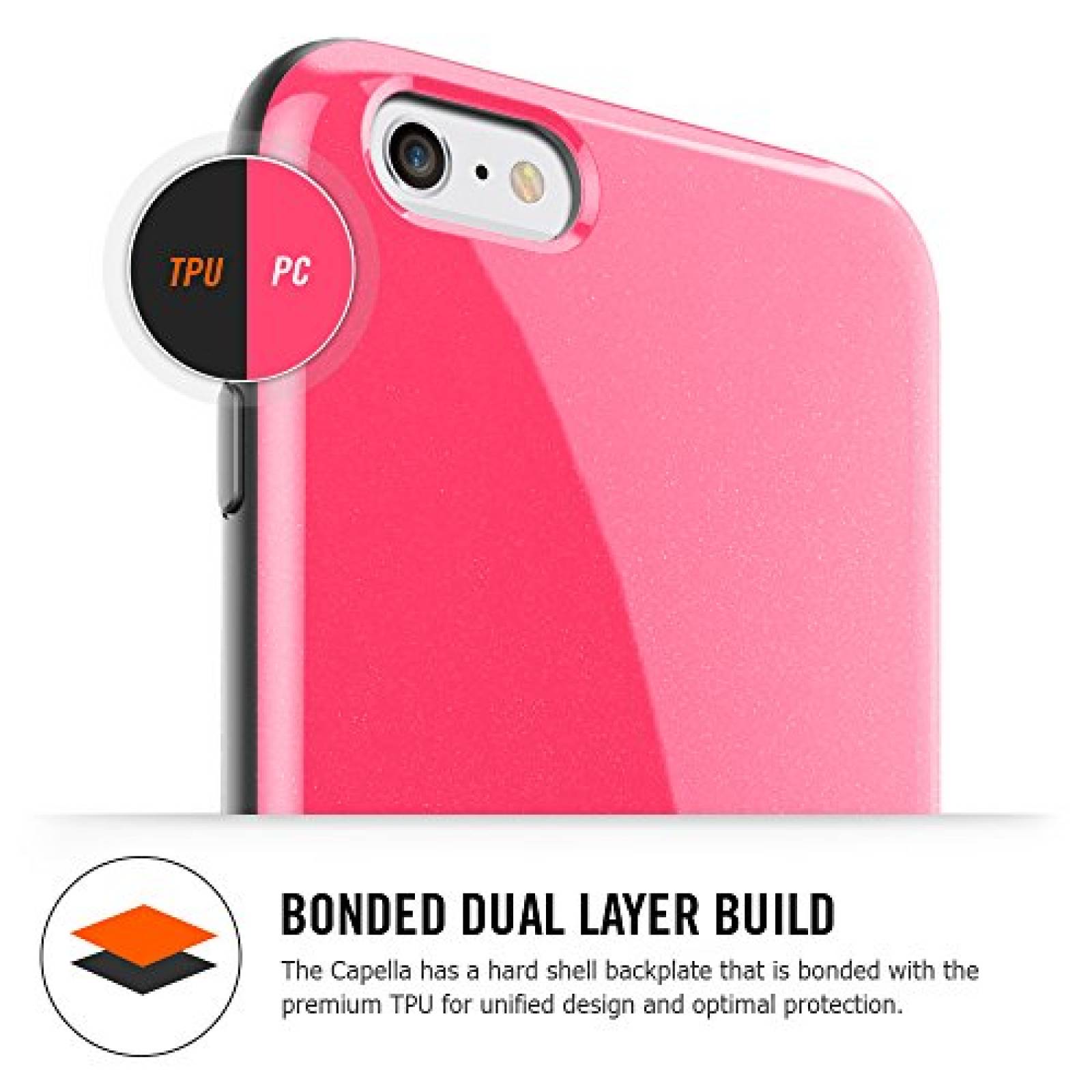 Funda Estuche iPhone 6/6S Plus, SGP11087 Spigen [ANTI-SH (SGP11087)