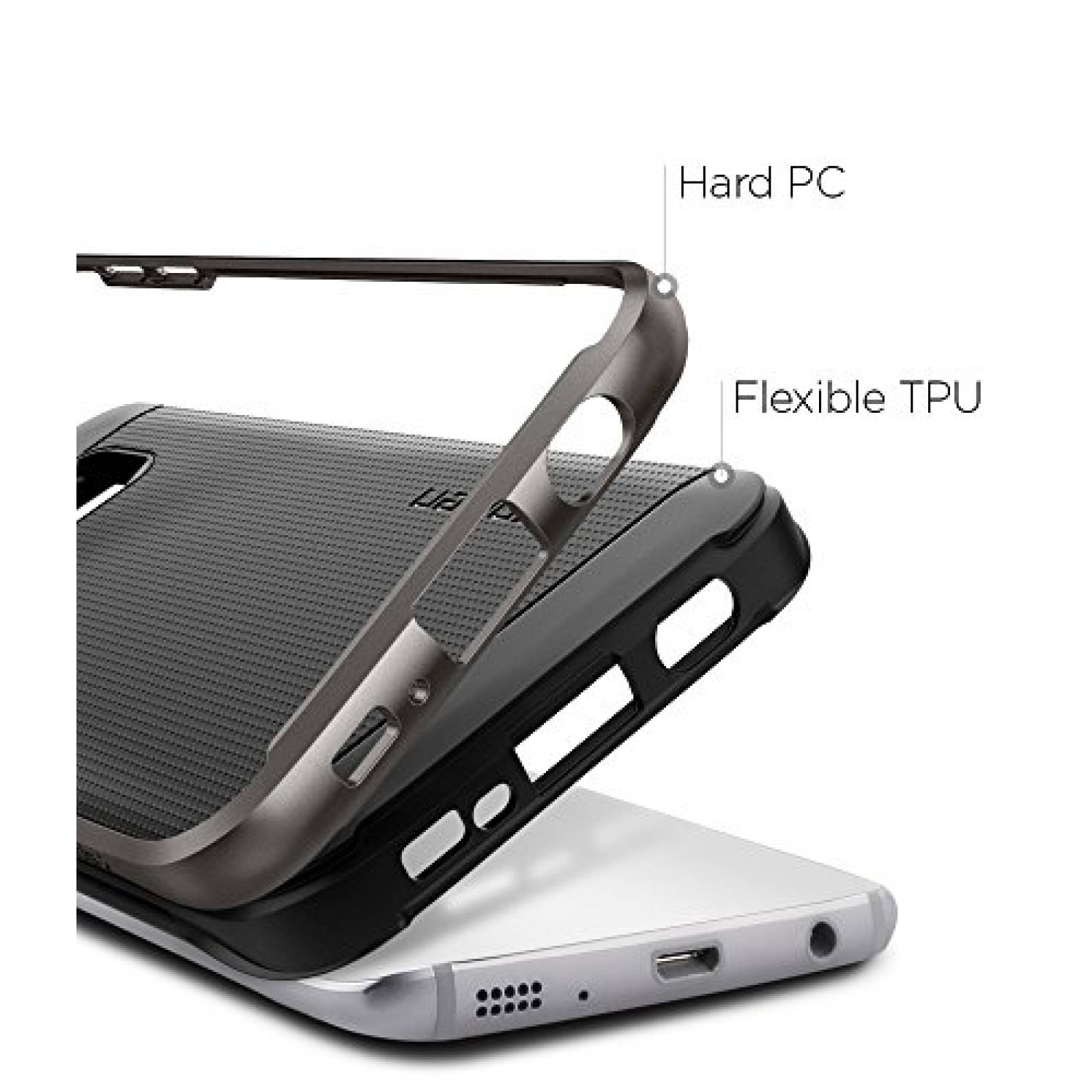 Funda Spigen Galaxy S7 Edge Funda Neo Hybrid - Protecció is Obscuro