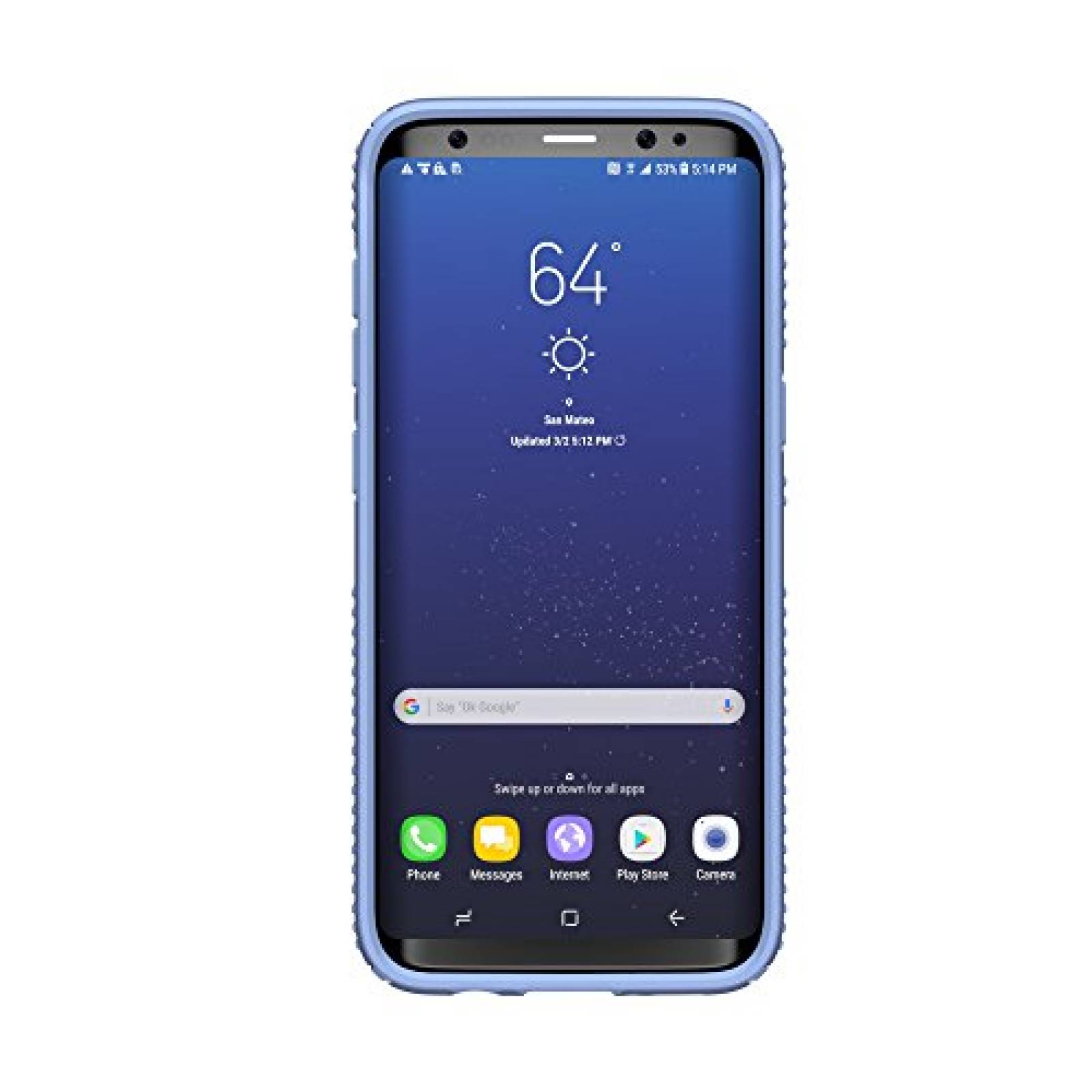 Funda Speck Products Presidio Grip Cell teléfono Celular ight Blue)