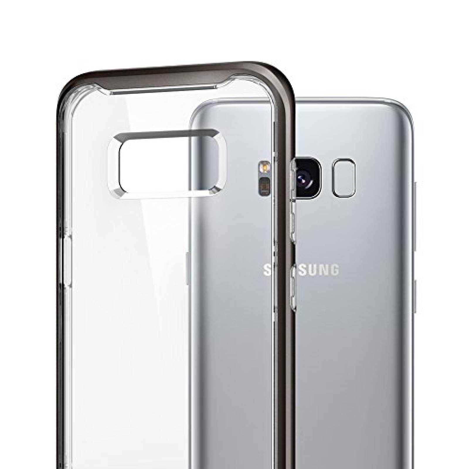 Funda Spigen Neo Hybrid Crystal Funda Galaxy S8 Plus Tra   Gunmetal
