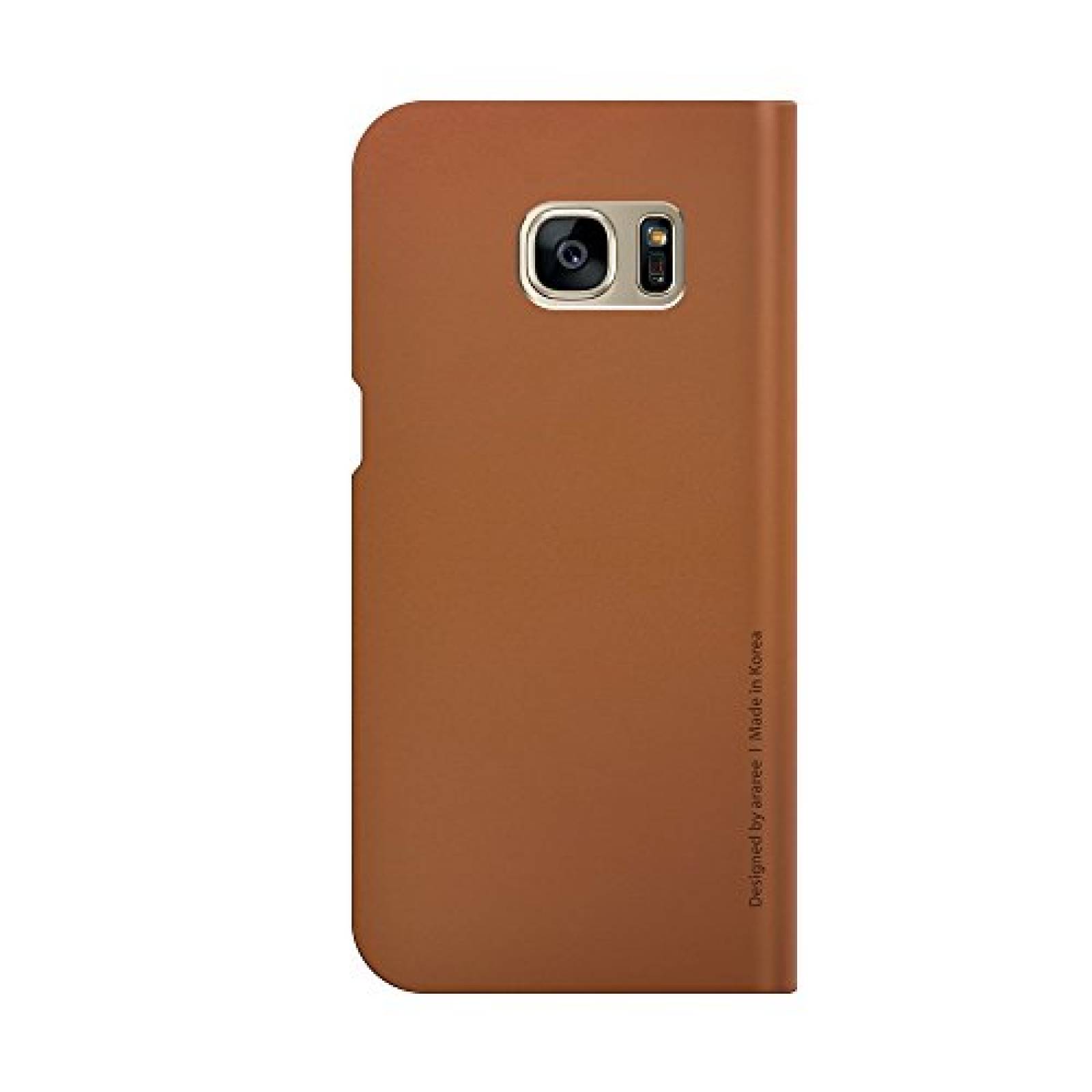 Funda ARAREE Galaxy S7 Edge Wallet Case [Slim Diary] Pre 6) - Brown