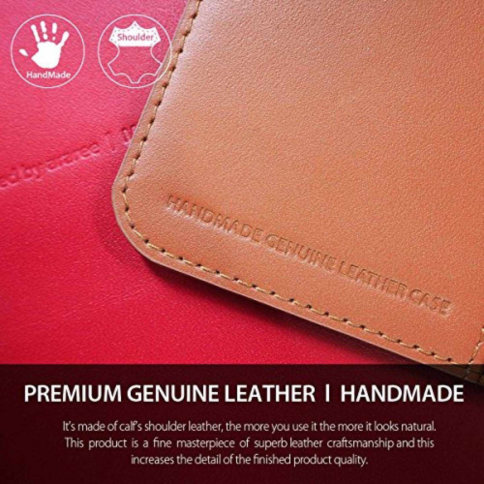 Funda ARAREE Galaxy S7 Edge Wallet Case [Slim Diary] Pre 6) - Brown